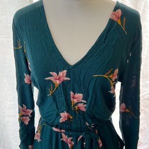 Billabong jumpsuit with open back
